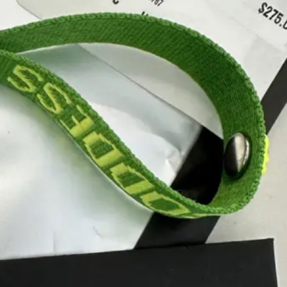 Versace Medusa-plaque logo-jacquard bracelet (new) - Picture 3 of 3